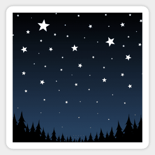 Night sky Sticker